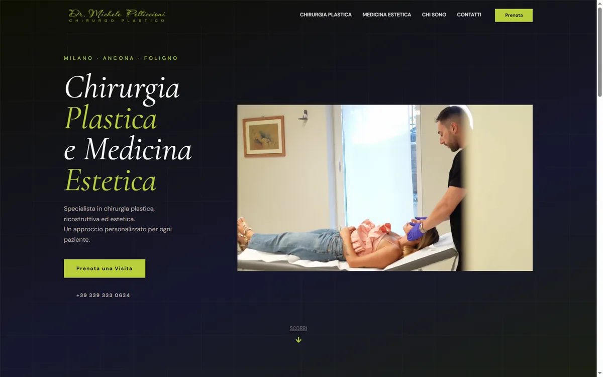 Dr. Michele Pelliccioni — Business Websites build by Softaculor