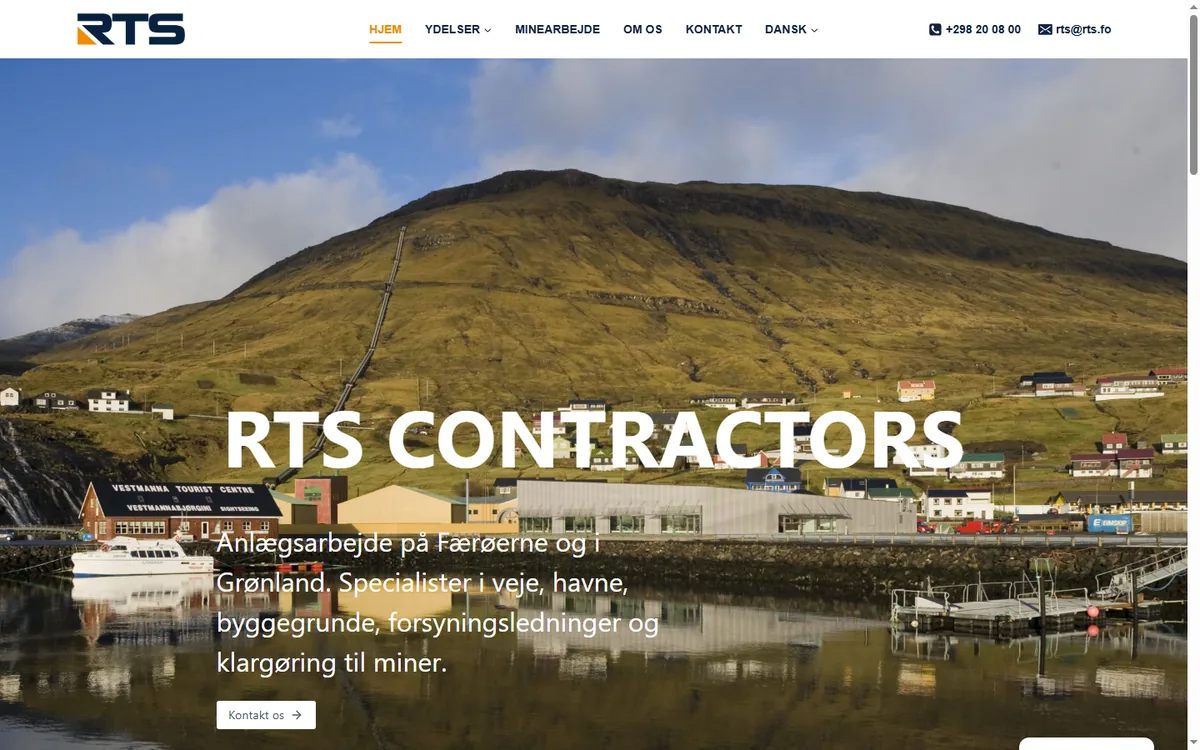 RTS Contractors — Business Websites build by Softaculor