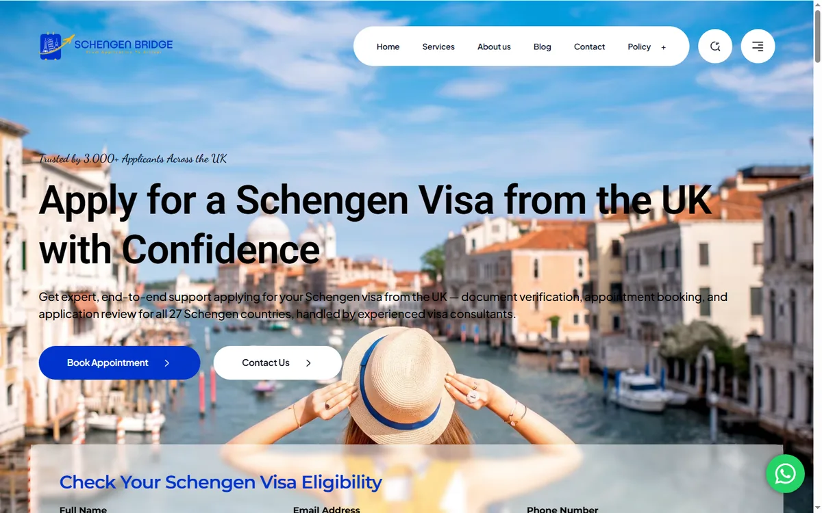 Schengen Bridge — Business Websites build by Softaculor