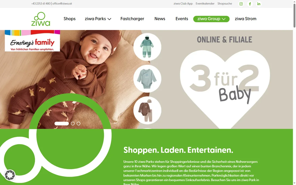 ziwa Parks — Business Websites build by Softaculor